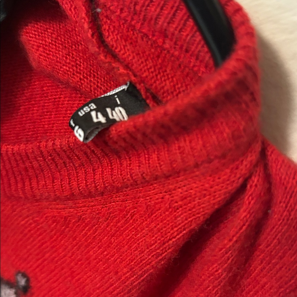 Moschino Red Sweater Dress size 4 - Picture 5 of 6